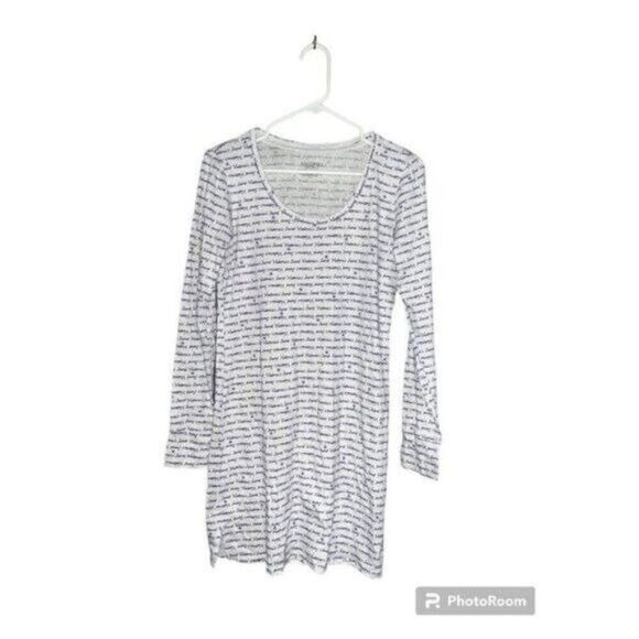 Victorias Secret Graphic Script Nightshirt - Picture 1 of 5